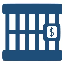 cadeia5 ícone de cadeia com um cifrão na fechadura